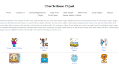 Desktop Screenshot of churchhouseclipart.com